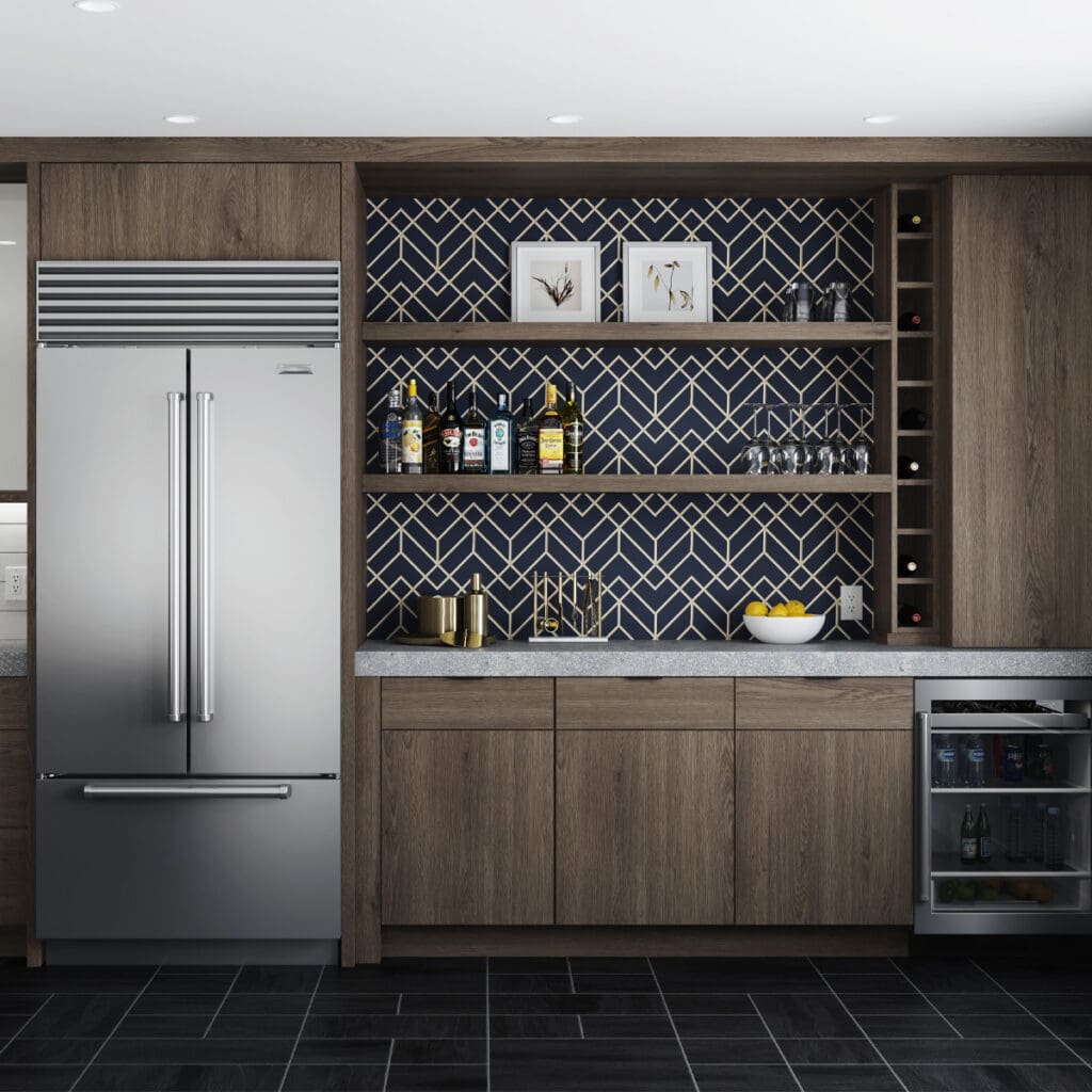 Dura Supreme Contemporary Cambden Oak Allura Gloss Kitchen SQ