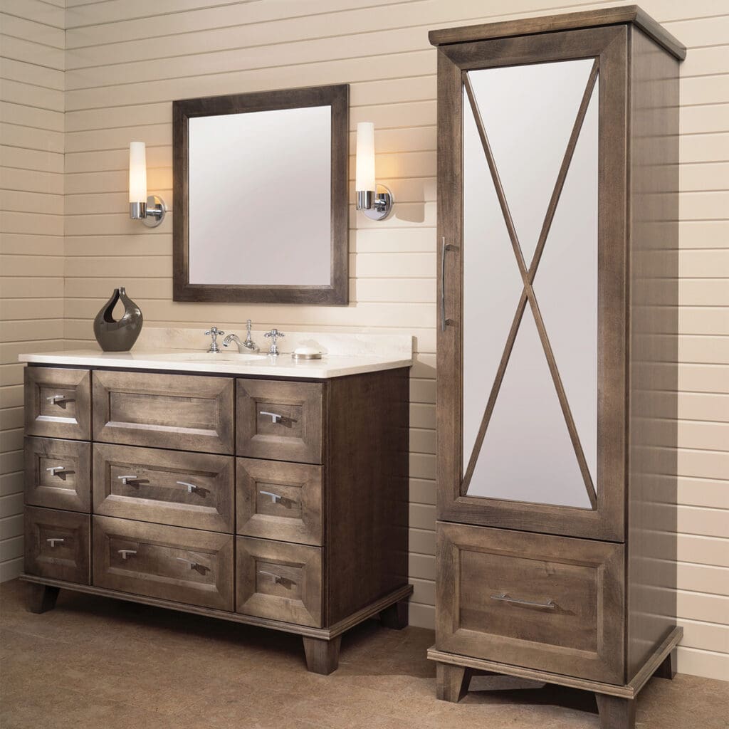 Dura Supreme Washed Wood Bath Cabinets SQ