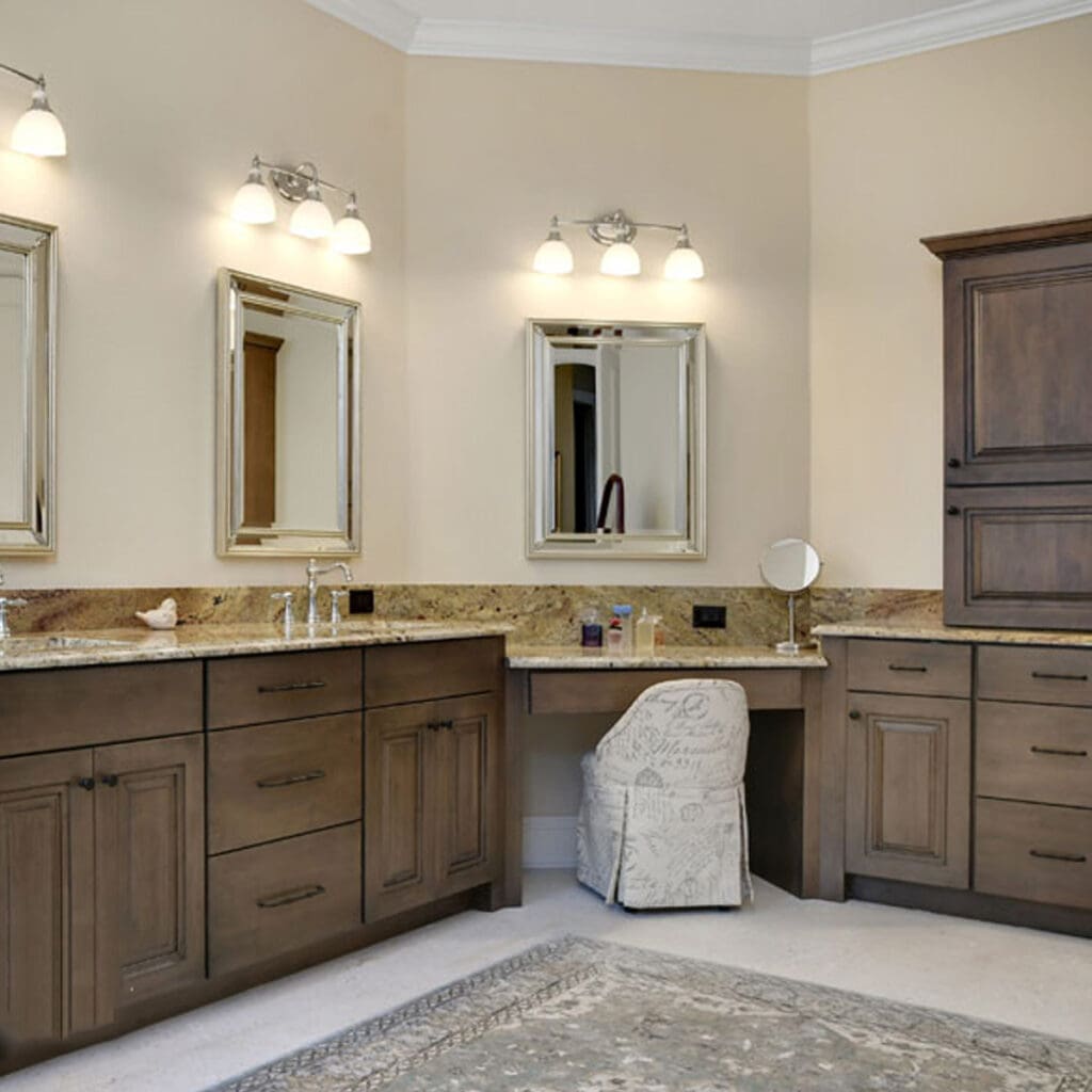 Omega Cherry Bathroom Cabinets