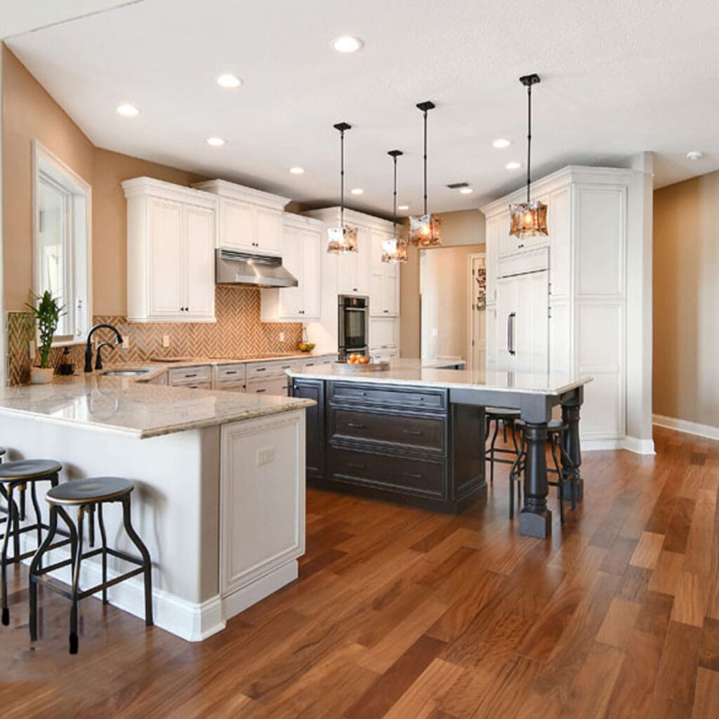 Omega White Glazed Kitchen Cabinets