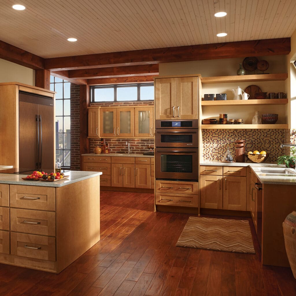 Yorktowne Wood Contemporary Kitchen SQ